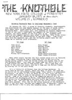 The Knothole, January 18, 1971