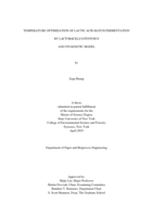 Temperature Optimization of Lactic Acid Batch Fermentation by Lactobacillus Pentosus and Its Kinetic Model