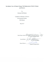 The Holistic View of Climate Change: The Displacement of Soil in Vietnam and Morocco