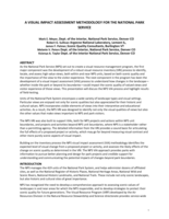 A Visual Impact Assessment Methodology for the National Park Service