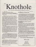 Knothole April 15, 1992 Vol 44 No 25