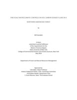 Fine-scale microclimatic controls on soil carbon dioxide fluxes in a northern hardwood forest