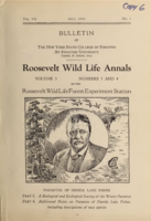 Roosevelt Wild Life Annals