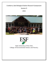 Cranberry Lake Biological Station Research Symposium, Session D