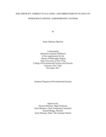 SOIL FERTILITY, EMERGY EVALUATION, AND IMPROVEMENTS TO MILPA IN INDIGENOUS ZAPOTEC AGROFORESTRY SYSTEMS