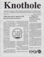 Knothole March 1, 1995 Vol 47 No 19