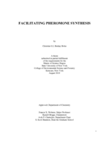 FACILITATING PHEROMONE SYNTHESIS