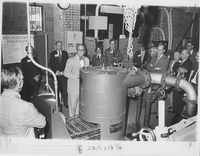 Members of the P&P Foundation touring the paper science and engineering laboratories