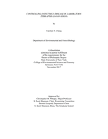 CONTROLLING INFECTIOUS DISEASE IN LABORATORY  ZEBRAFISH (DANIO RERIO)