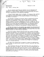 Letter to the Faculty - February 27, 1956