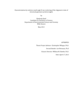 Characterization by solution small angle X-ray scattering of the oligomeric state of structural genomics protein targets