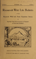 Roosevelt Wild Life Bulletin
