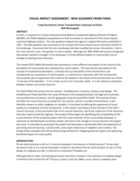 Visual Impact Assessment: New Guidance from FHWA