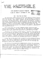 The Knothole, September 27, 1971