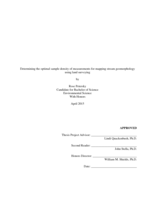 Determining the Optimal Sample Density of Measurements for Mapping Stream Geomorphology Using Land Surveying