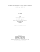 Eco-Industrial Parks: A Prototypical Design Approach to Industrial Landscapes