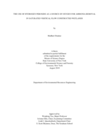 The Use of Hydrogen Peroxide as a Source of Oxygen for Ammonia Removal in Saturated Vertical Flow Constructed Wetlands