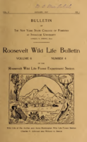 Roosevelt Wild Life Bulletin