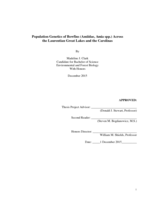 Population Genetics of Bowfins (Amiidae, Amia spp.) Across the Laurentian Great Lakes and the Carolinas