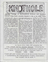 Knothole February 7, 1990 Vol 42 No 16