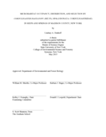 Microhabitat Occupancy, Distribution, and Selection by Cordulegaster diastatops (Selys, 1854) (Odonata: Cordulegastridae) in Seeps and Springs of Madison County, New York
