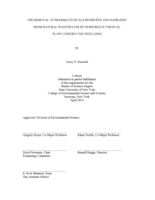 THE REMOVAL OF PHARMACEUTICALS IBUPROFEN AND NAPROXEN FROM NATURAL WASTEWATER BY SUBSURFACE VERTICAL FLOW CONSTRUCTED WETLANDS