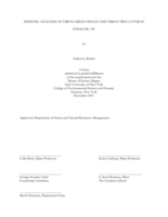 Hedonic Analyses of Urban Green Spaces and Urban Tree Cover in Syracuse, NY