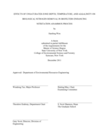 Effects of Unsaturated Zone Depth, Temperature, and Alkalinity on Biological Nitrogen Removal in Biofilters Enhancing Nitritation-Anammox Process