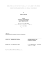Emergy Evaluation of Mopan Maya Land Management Strategies for Ecosystem Restoration and Human Subsistence