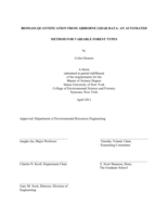 Biomass quantification from airborne LiDAR data: an automated method for variable forest types