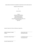 Biogas Production from the Anaerobic Codigestion of Office Paper and Cow Manure in a Batch Reactor
