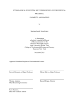 Hydrological ecosystem services in Mexico: Environmental processes, payments and mapping