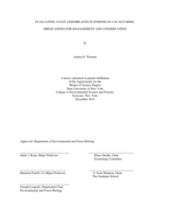 Evaluating Avian Assemblages in Dominican Cacao Farms:  Implications for Management and Conservation