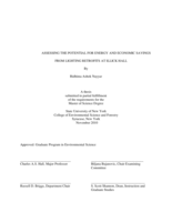 ASSESSING THE POTENTIAL FOR ENERGY AND ECONOMIC SAVINGS FROM LIGHTING RETROFITS AT ILLICK HALL