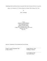 Identifying Abiotic and Biotic Factors Associated with Leedy’s Roseroot (Rhodiola integrifolia subsp. leedyi (Rosend. & J.W. Moore) Kartesz) at Glenora Cliffs, Glenora, New York