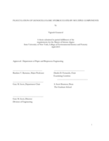 FLOCCULATION OF LIGNOCELLULOSIC HYDROLYZATES BY MULTIPLE COMPONENTS