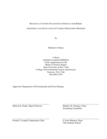 Biological Control Parasitoids of Emerald Ash Borer: Assessment and Applications of Current Monitoring Methods