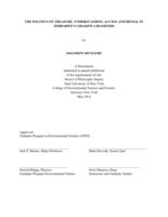 THE POLITICS OF TREASURE: UNDERSTANDING ACCESS AND DENIAL IN ZIMBABWE'S CHIADZWA DIAMONDS