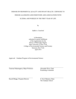Indoor Environmental Quality and Infant Health:  Exposure to Indoor Allergens and Endotoxin and Associations with Eczema and Wheeze in the First Year of Life