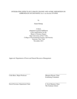 Integrating effects of climate change and acidic deposition on Adirondack sugar maple (Acer saccharum) stands