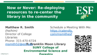 Now or Never: Re-deploying resources to re-center the library in the community