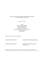 Public participation in brownfield redevelopment: An exploratory case study.