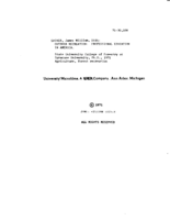 OUTDOOR RECREATION: PROFESSIONAL EDUCATION IN AMERICA.