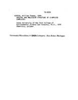 CRYSTAL AND MOLECULAR STRUCTURE OF V-AMYLOSE COMPLEXES.