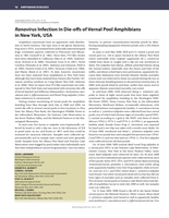 Brunner, J.L., K.E. Barnett, C. Gosier, S.A. McNulty, M. Rubbo, and M.B. Kolozsvary.  2011. Ranavirus infection in die-offs of vernal pool amphibians in New York, USA.  Herpetological Review 42(1):76–79.