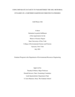 Using disparate datasets to parameterize the soil microbial dynamics in a northern hardwood forested watershed