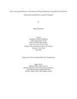 Forest Aboveground Biomass Estimation and Change Monitoring Using Multi-Source Remote Sensing Data and Machine Learning Techniques
