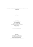 Planning Urban Green Infrastructure for Urban Climate Change Adaptation