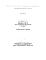 The Effect of Hot Water Extraction of Lignocellulosic Biomass and Recovered Lignin Addition on Fuel Pellet Properties