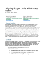 Aligning Budget Limits with Access Needs